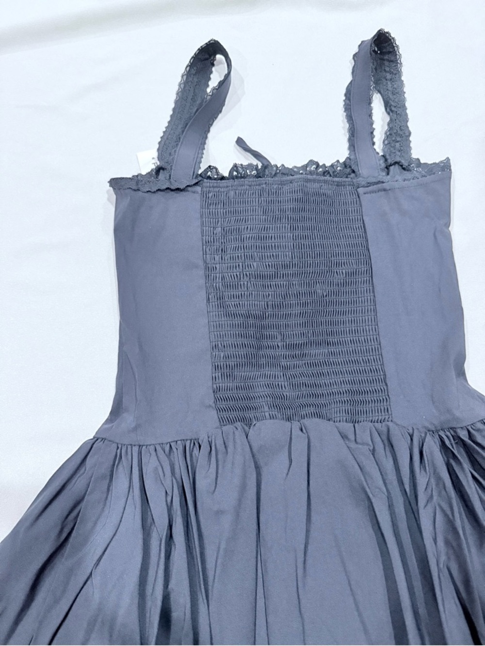 PacSun Navy Blue Lace-Trim Camisole Dress - Picture 6 of 6